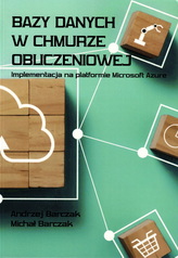 Okładka monografii "Bazy danych w chmurze obliczeniowej"